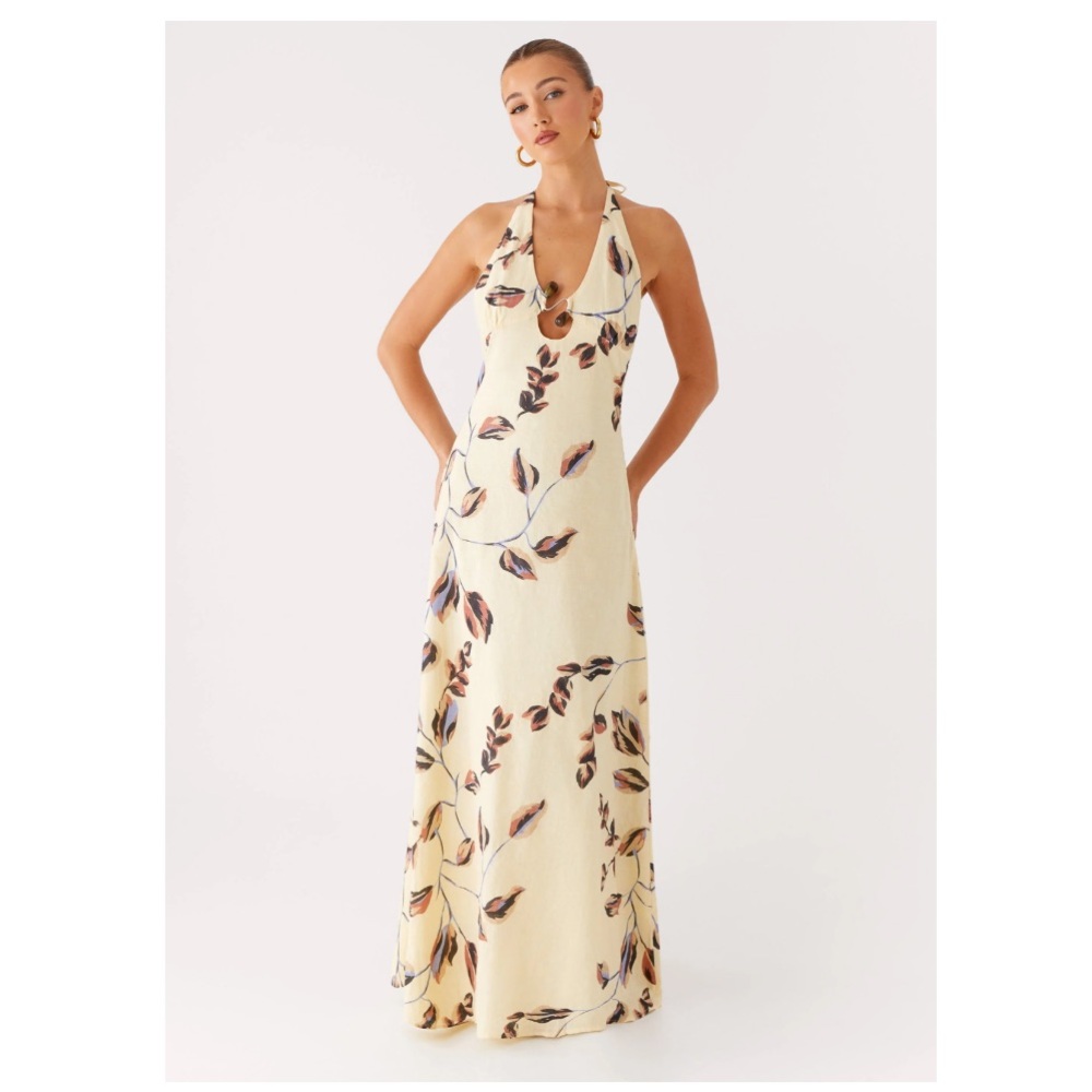 NWT Peppermayo Halter Maxi Dress